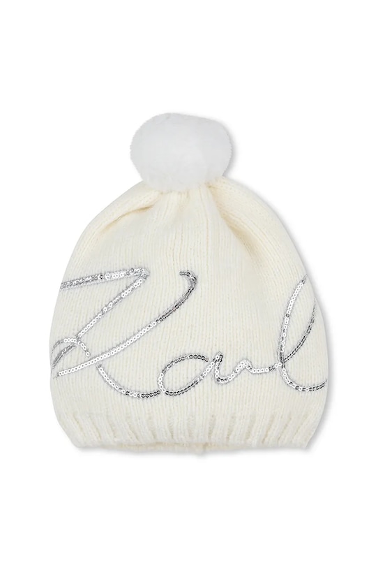 Karl Lagerfeld căciulă copii imprimeu alb Z31006.52.56