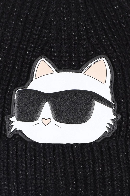 Karl Lagerfeld căciulă și fular din bumbac pentru copii Z31010.50.56