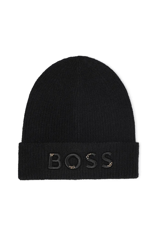 Detská čiapka BOSS J52612 čierna AW25