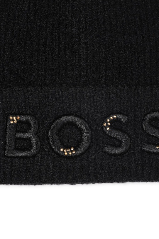 Detská čiapka BOSS čierna J52612