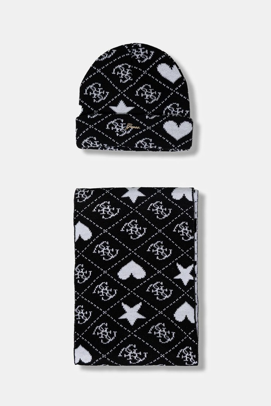 Παιδικό σκουφάκι και κασκόλ Guess 2-pack άλλο μαύρο J5BZ05.Z3H40.9BYA