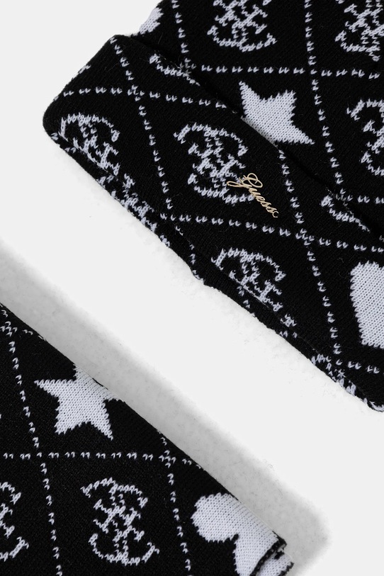 Guess czapka i szalik dziecięcy 2-pack czarny J5BZ05.Z3H40.9BYA