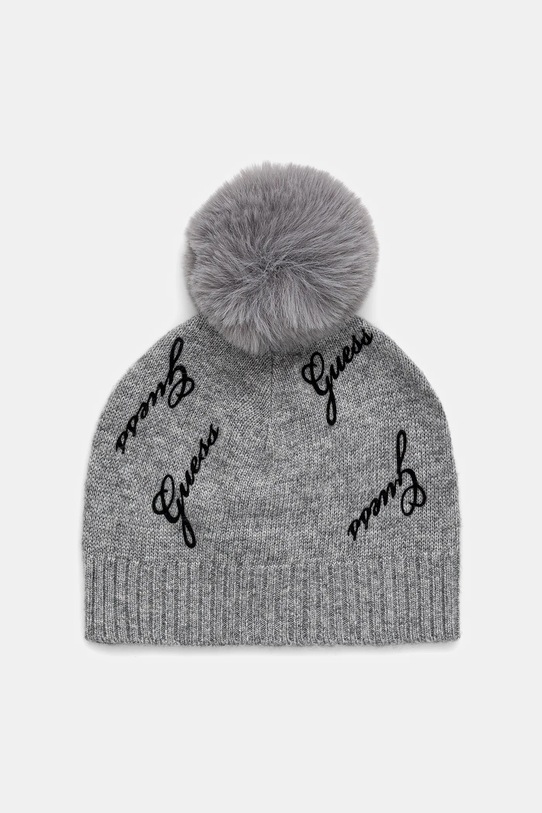 Guess czapka z dodatkiem wełny dziecięca cienka szary J5BZ34.Z0870.9BYA
