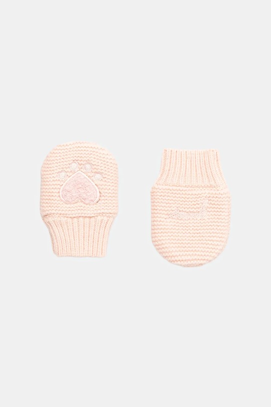 Guess czapka i rękawiczki dziecięce 2-pack H5BW13.Z1070.G.9BYA różowy AW25