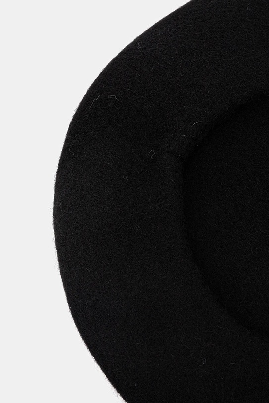 Elisabetta Franchi beret wełniany dziecięcy czarny EFCP028.C.TV062
