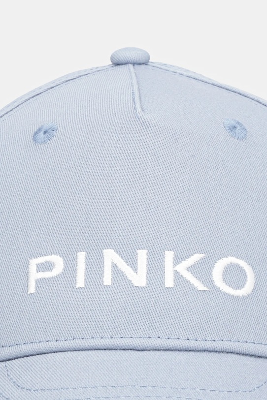 Pinko czapka z daszkiem bawełniana dziecięca KFCP001.C.CF046 niebieski AW25