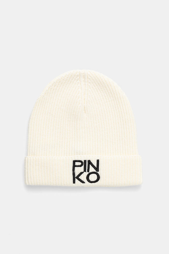 Pinko czapka aplikacja kremowy KFCP003.C.FL085