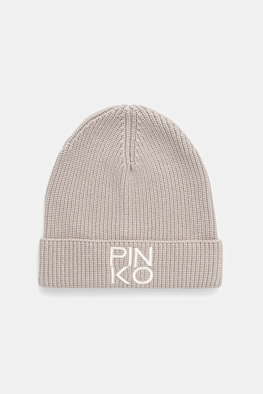 Pinko czapka aplikacja szary KFCP003.C.FL085