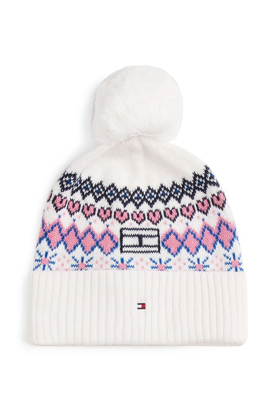 Tommy Hilfiger czapka dziecięca wzorzyste biały KG0KG09040.9BYA