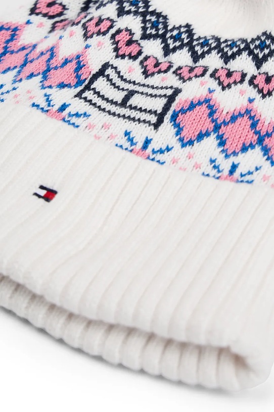 Dziewczynka Tommy Hilfiger czapka dziecięca KG0KG09040.9BYA biały