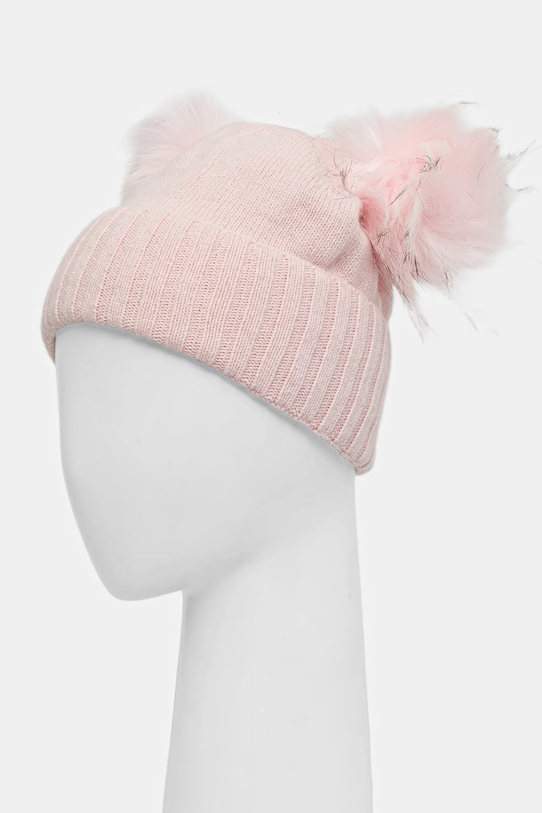 Детска шапка с вълна Jamiks BRIELLE IIA BRIELLE.IIA.Na.JZI326.G розов AW25