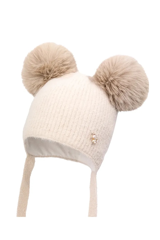 Детская шапка с добавлением шерсти Jamiks CERENA IIA средней плотности бежевый CERENA.IIA.N.g.JZI013.G