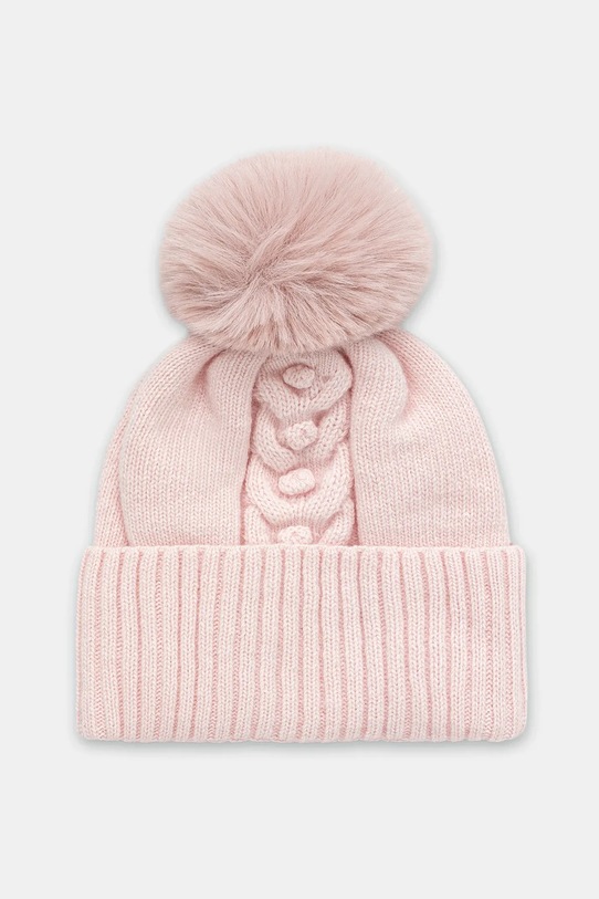 Jamiks czapka z wełną dziecięca CRETA II średniej grubości różowy CRETA.m.II.N.g.JZI054.G