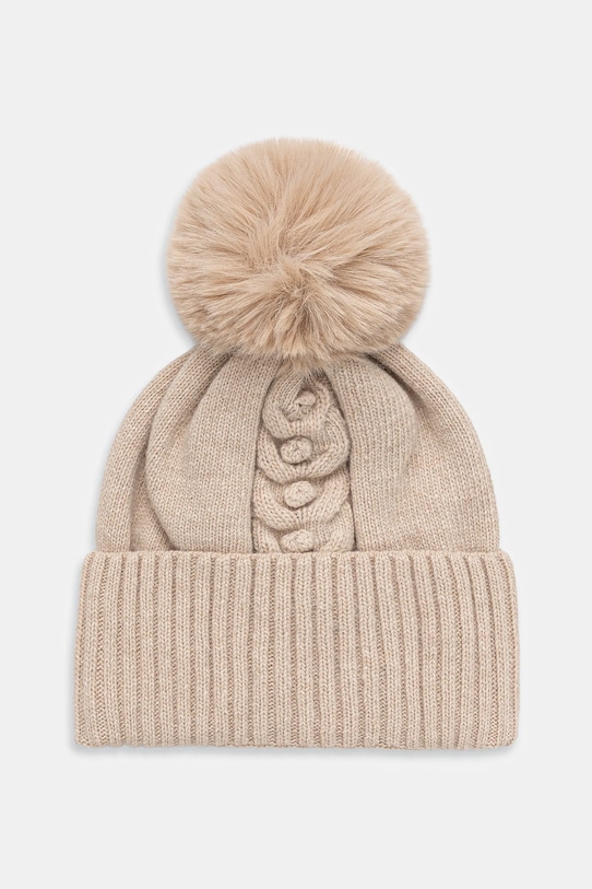 Jamiks czapka z wełną dziecięca CRETA II średniej grubości beżowy CRETA.m.II.N.g.JZI054.G