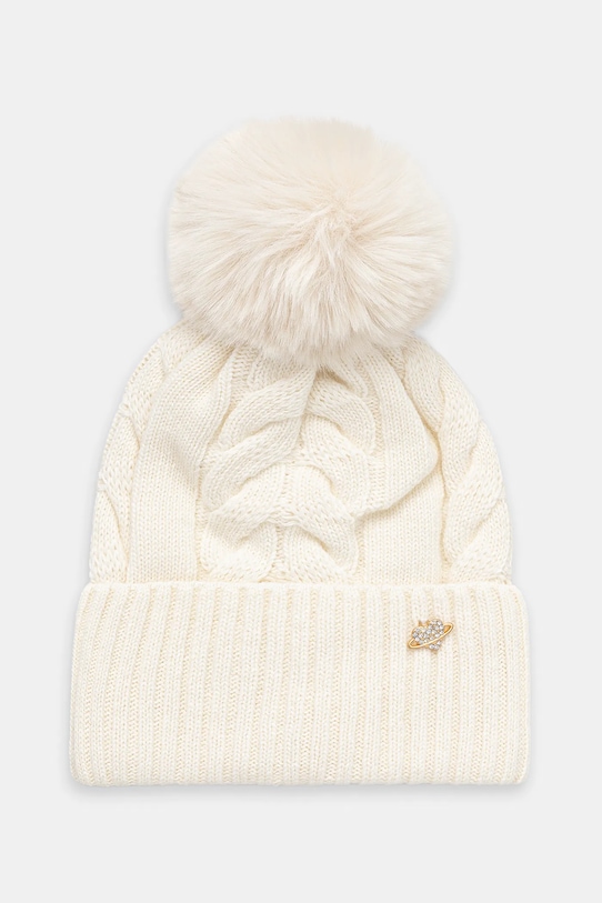 Jamiks czapka z wełną dziecięca DRACO II gruba beżowy DRACO.II.Na.gl.JZI246.G