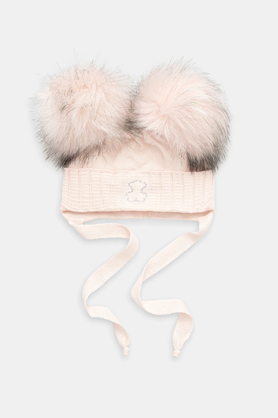 Jamiks czapka dziecięca HANNAH IIA aplikacja różowy HANNAH.IIA.N.g.JZI174.G