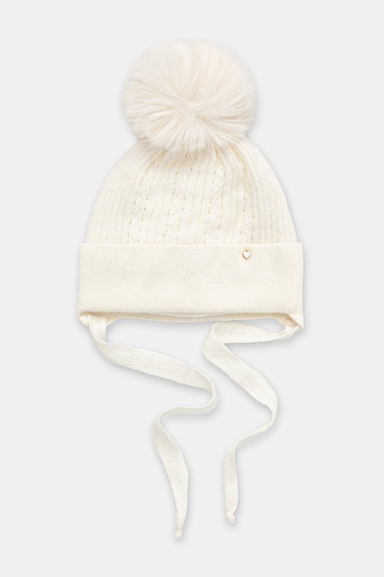 Σκουφάκι από μαλλί για βρέφη Jamiks KORINA II λεπτό κρεμ KORINA.II.Na.g.JZI101.G