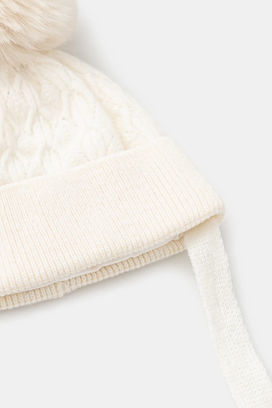 Jamiks czapka z wełną dziecięca LAURINA II LAURINA.m.II.N.JZI099.G beżowy AW25