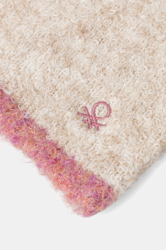 United Colors of Benetton czapka dziecięca 67NDCA02W.G.Seasonal beżowy AW25