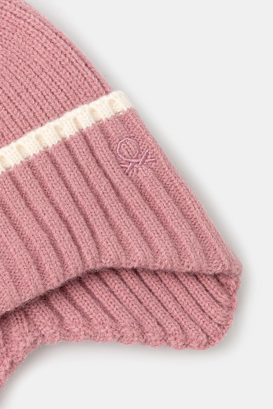 United Colors of Benetton czapka dziecięca 6N1KGA01N.G.P.Seasonal różowy AW25