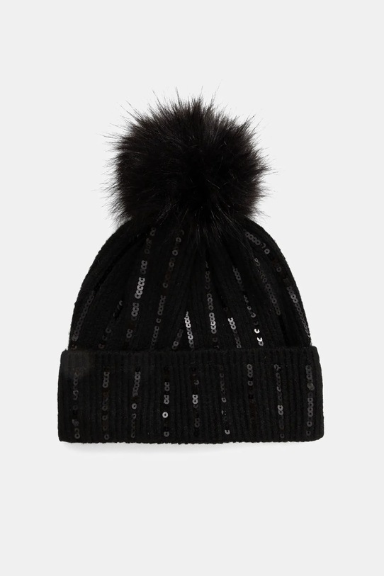 United Colors of Benetton czapka dziecięca pozostałe czarny 65W8CA02X.G.Seasonal