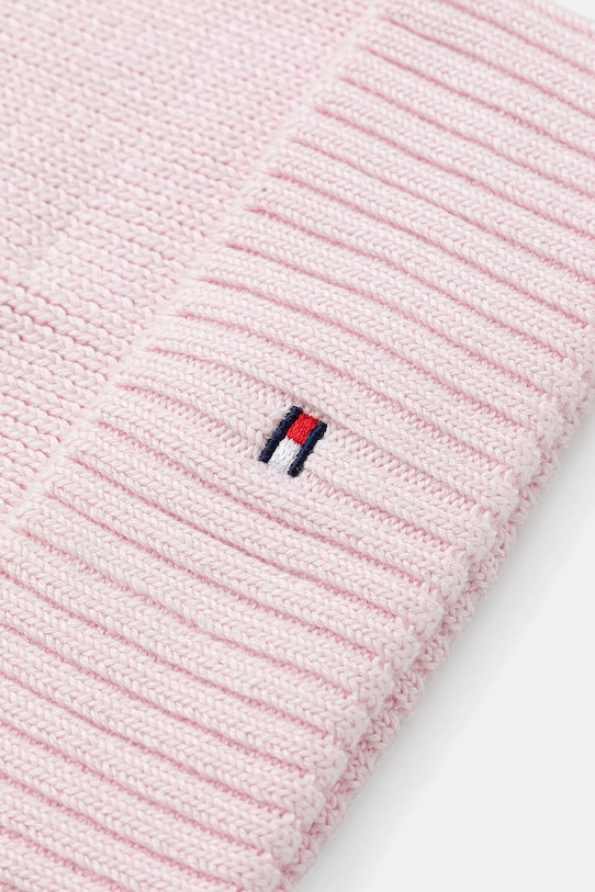 CHLAPEC Dětská bavlněná čepice Tommy Hilfiger AU0AU01526.9BYA růžová