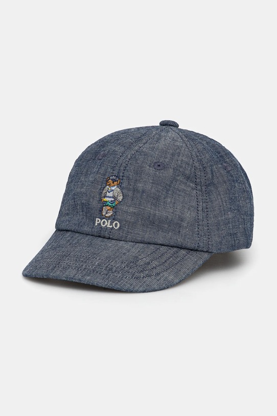 Polo Ralph Lauren czapka z daszkiem bawełniana niebieski 320971817001