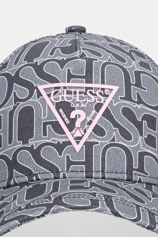 Детская хлопковая кепка Guess H5YZ03.WO08O.9BYA чёрный AW25