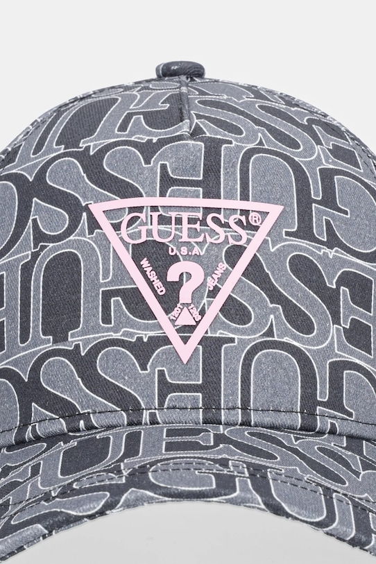 Guess cappello con visiera in cotone bambini H5YZ03.WO08O.9BYA nero AW25