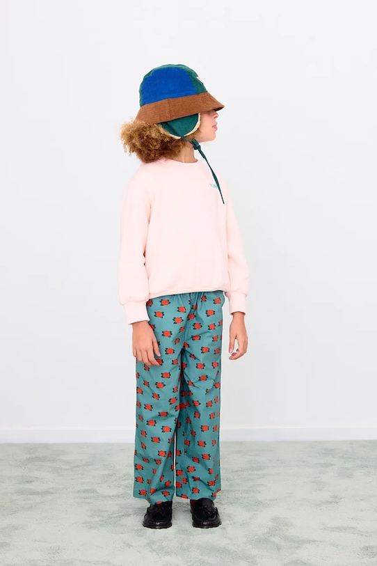 Tinycottons kapelusz bawełniany dziecięcy COLOR BLOCK BUCKET HAT AW25.538 granatowy