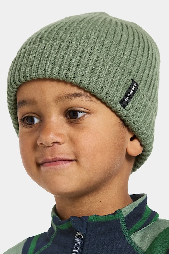 Παιδικός σκούφος Didriksons BUS KIDS BEANIE 2 άλλο πράσινο 505997.9BYA