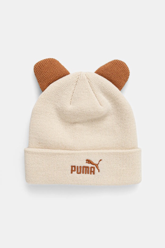 Puma czapka dziecięca ANIMAL Mid Crown Beanie Jr beżowy 026564