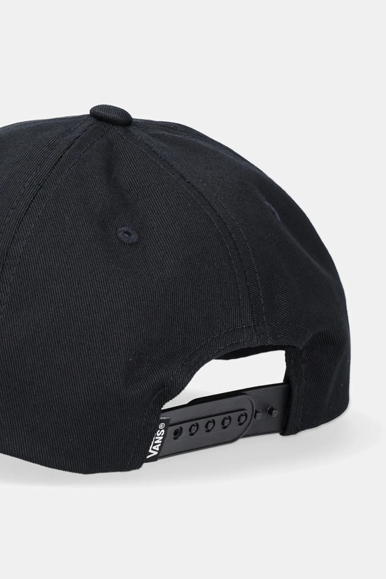 Chłopiec Vans czapka z daszkiem bawełniana dziecięca Drop V Logo Snapback VN000Q19BLK1 czarny