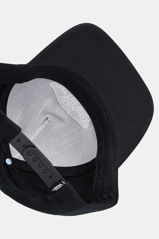 Vans cappello con visiera in cotone bambini Vans Classic Snapback nero VN000Q1ABLK1