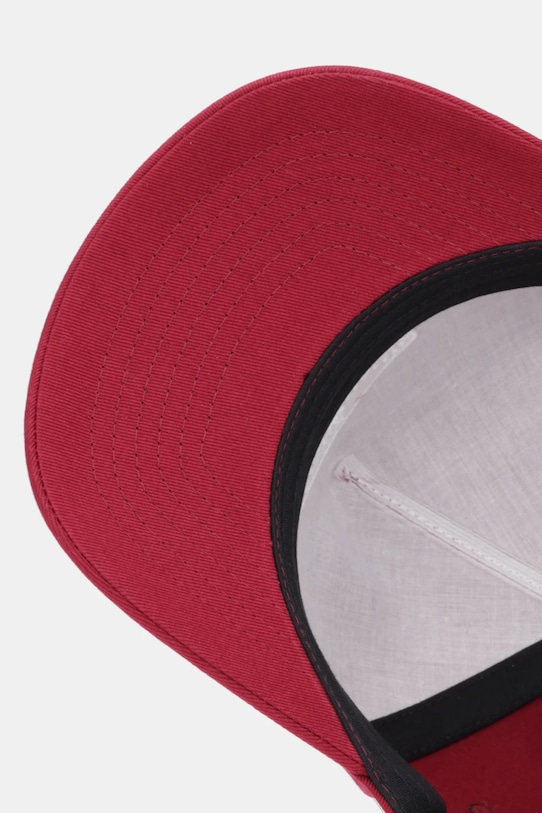 Vans cappello con visiera in cotone bambini Vans Classic Snapback rosso VN000Q1ABRD1