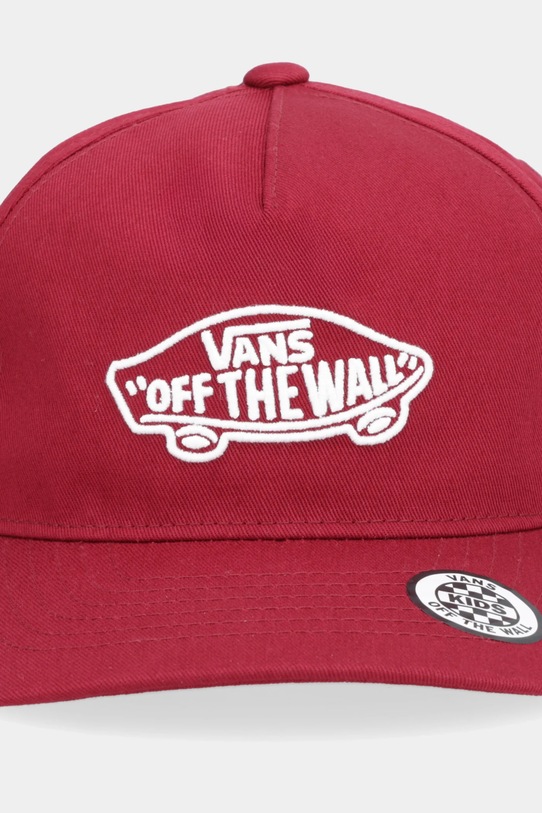 Otroška bombažna bejzbolska kapa Vans Vans Classic Snapback VN000Q1ABRD1 bordo AW25