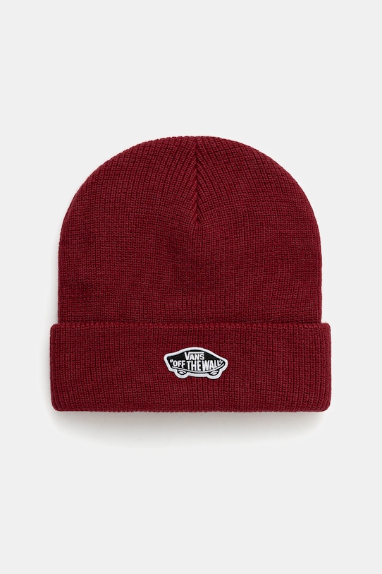 Detská čiapka Vans Vans Classic Cuff Beanie hrubá burgundské VN000Q1FBRD1