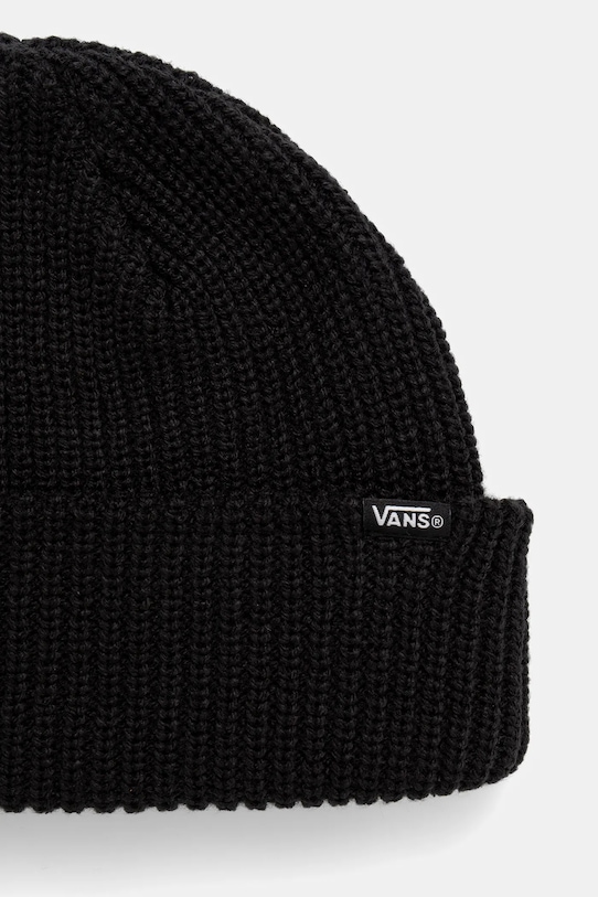Vans czapka dziecięca Core Basic Cuff Beanie VN000Q1GBLK1 czarny AW25