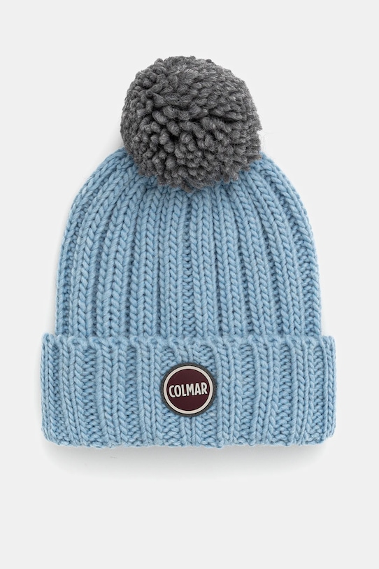 Detská vlnená čiapka Colmar BOX stredne hrubá modrá 5369N.3RZ