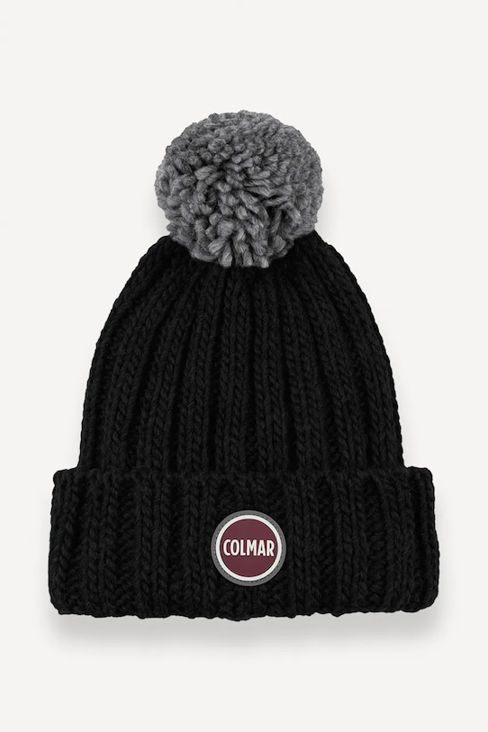 Colmar czapka z wełną dziecięca BOX średniej grubości czarny 5369N.3RZ