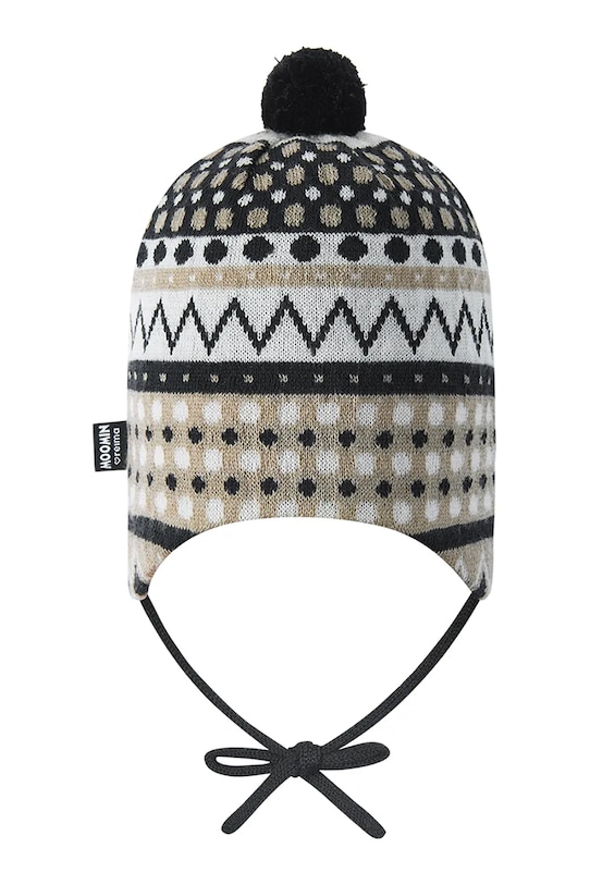 Chłopiec Reima czapka dziecięca Moomin Yngst 5300201C.9BYA czarny