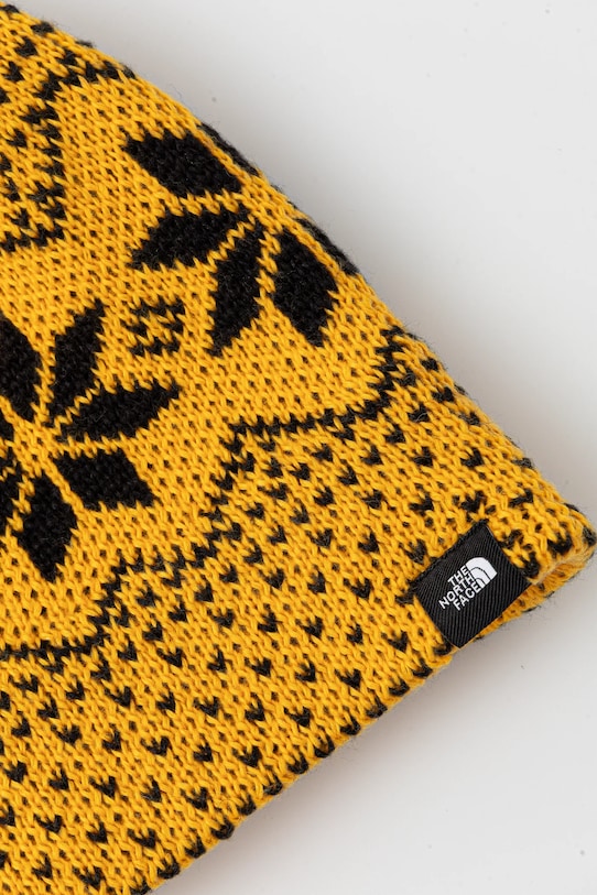 The North Face căciulă KIDS CABIN SKI TUKE NF0A8CGTHIC1 galben AW25