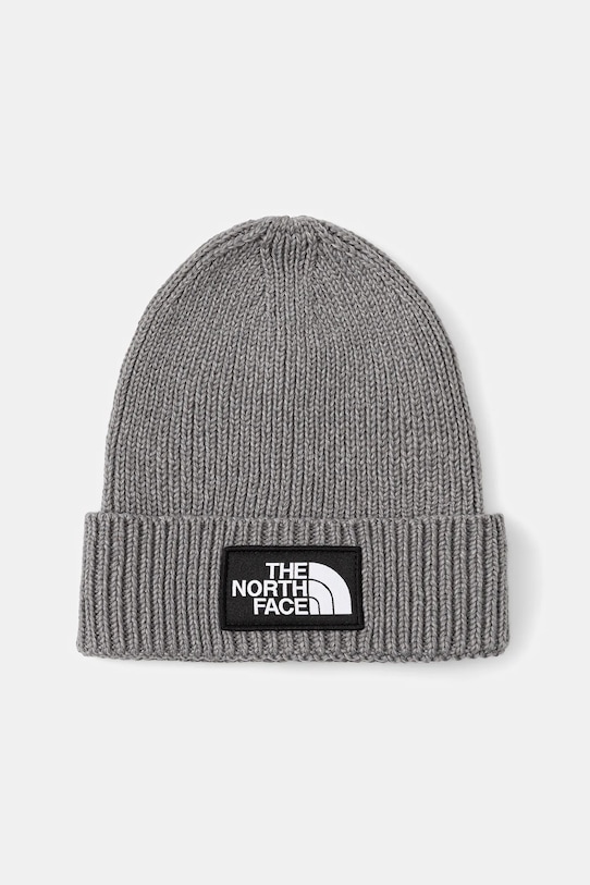 The North Face căciulă copii KIDS TNF LOGO BOX CUFFED BEANIE gri NF0A8CGUDYY1