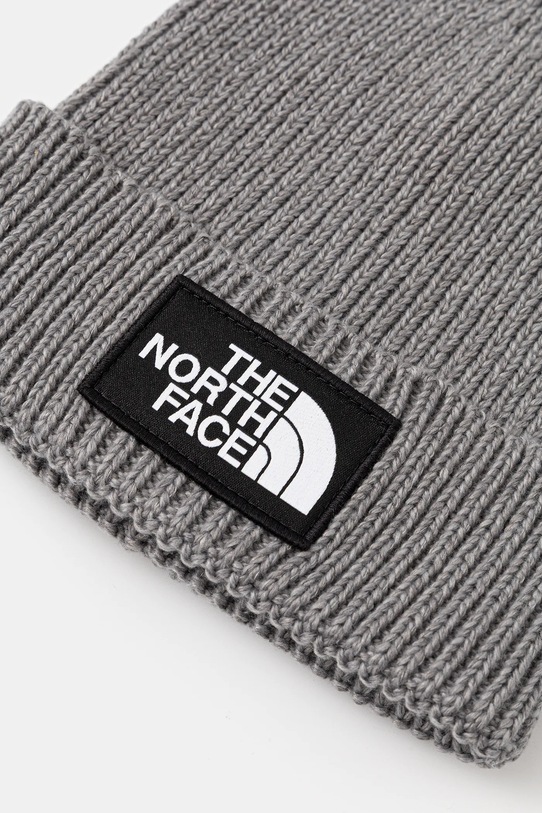 The North Face căciulă copii KIDS TNF LOGO BOX CUFFED BEANIE NF0A8CGUDYY1 gri AW25