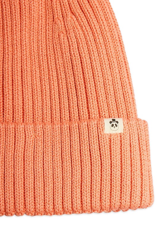 Mini Rodini czapka bawełniana dziecięca 25765103 pomarańczowy AW25