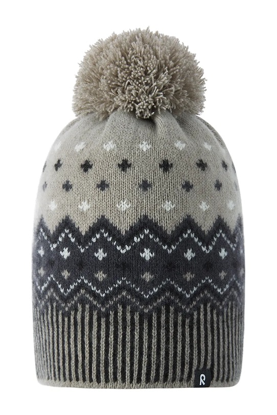 Reima czapka z dodatkiem wełny dziecięca Pohjoinen 5300021C.9BYA czarny AW25