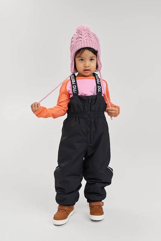 Reima czapka z dodatkiem wełny dziecięca Paljakka średniej grubości różowy 5300035C.9BYA