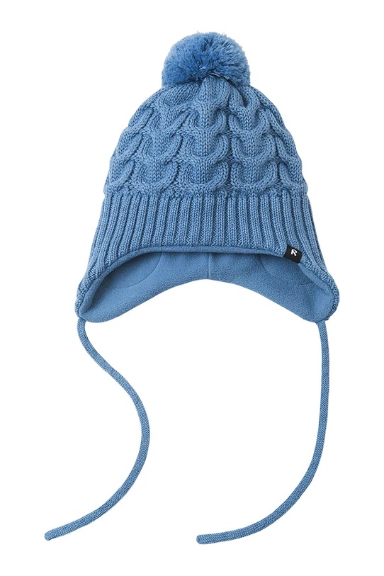 Dětská čepice s příměsí vlny Reima Paljakka modrá 5300035C.9BYA