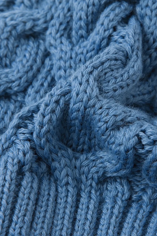 Dětská čepice s příměsí vlny Reima Paljakka 5300035C.9BYA modrá