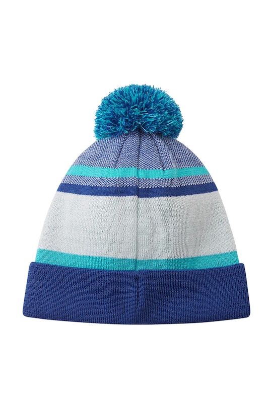 Reima czapka z dodatkiem wełny dziecięca Taasko granatowy 5300058B.9BYA